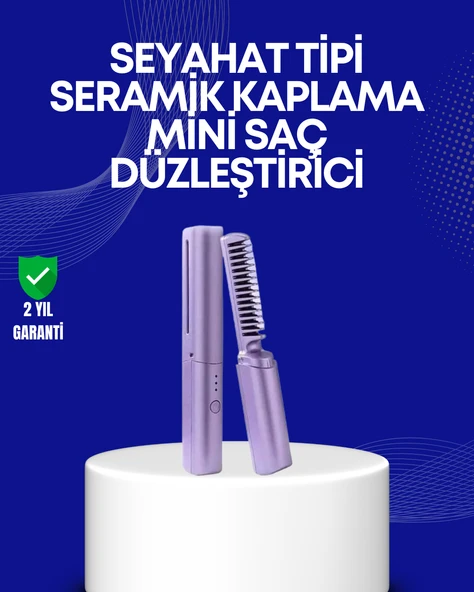 USB Şarjlı Kablosuz Saç Düzleştirici – Hızlı ve Pratik MİR18377828 ürün görseli 1
