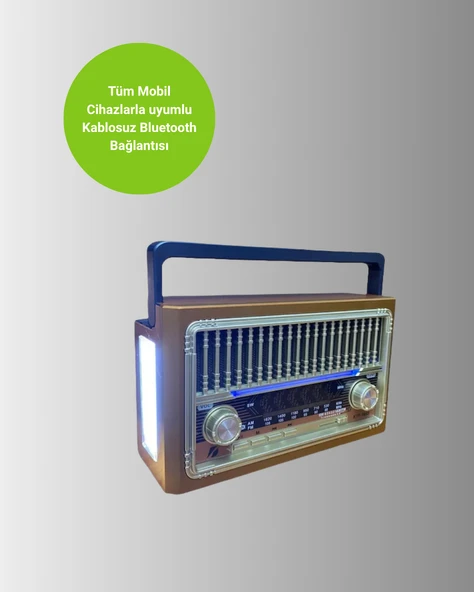 Ahşap Görünümlü Masaüstü Bluetooth Cihaz MİR67923372 - Resim 2