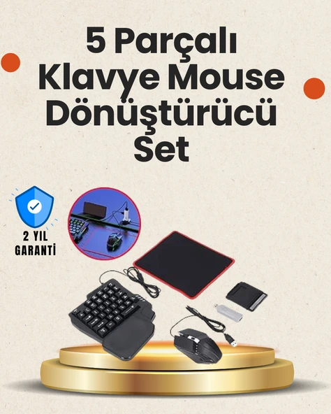 Bluetooth 5.3 Mobil Oyun Klavye Mouse Seti | FPS ve Battle Royale İçin ürün görseli 1