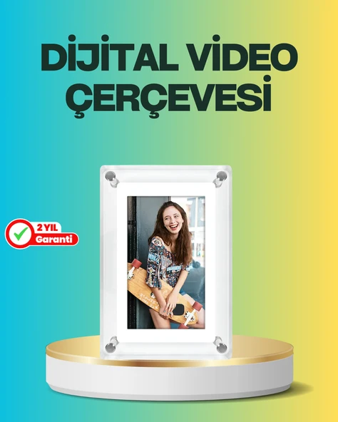 Hediyelik Dijital Çerçeve – 7 İnç IPS Ekranlı, 4GB Hafızalı, Hoparlörlü MİR24019993 ürün görseli 1