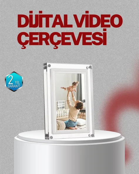 Slayt Gösterisi Özellikli 7 İnç IPS Dijital Çerçeve – Anılarınızı Hareketlendirin MİR36338065 ürün görseli 1