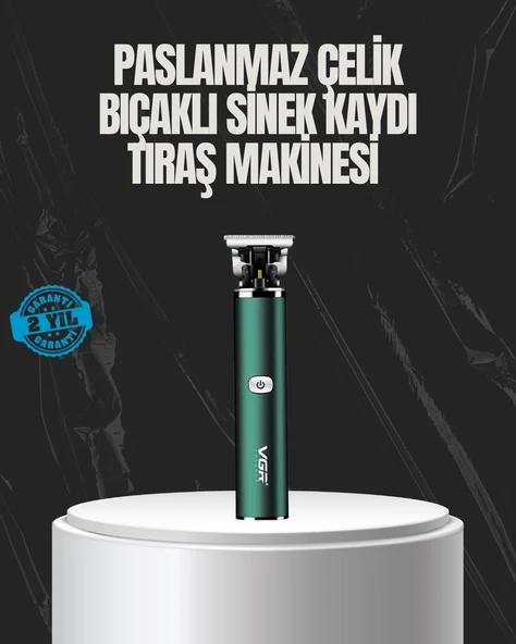 Paslanmaz Çelik Başlıklı Su Geçirmez Şarjlı Saç Kesme Makinesi MİR11871204 ürün görseli 1