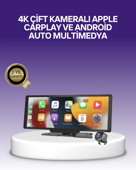 Volkswagen Golf, Polo, Passat, Jetta, Tiguan, BMW 3-5 Serisi CarPlay Android Auto 10.26” Ekran MİR02863908 ürün görseli 1