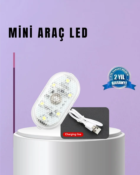 Araç İçi ve Ev Kullanımı İçin 7 Renkli Dekoratif LED Lamba MİR99095032 ürün görseli 1