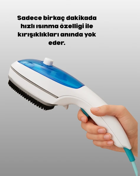 Pratik Buharlı Ütü Askıda Kullanım Kolaylığı MİR48596258 - Resim 4