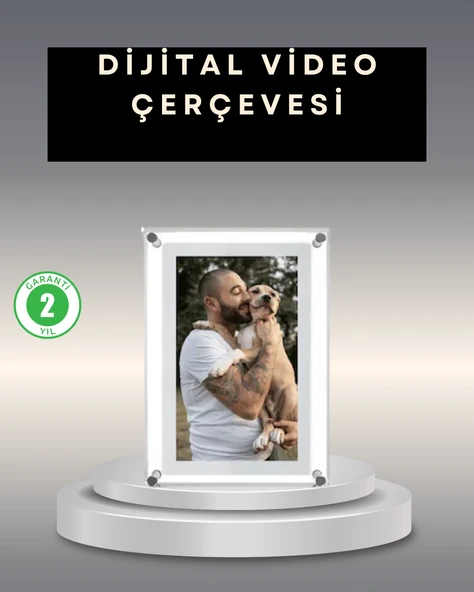 Fotoğraf, Video ve Müzik Destekli 7 İnç IPS Dijital Çerçeve – Çoklu Medya Deneyimi MİR58483325 ürün görseli 1