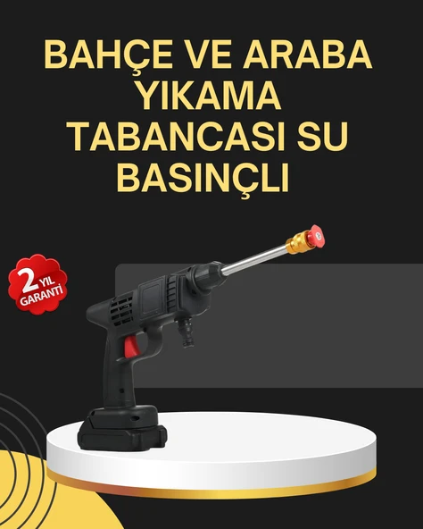 48V Şarjlı Basınçlı Yıkama Tabancası Köpük ve Çift Nozul 2025 Model MİR96940768 ürün görseli 1