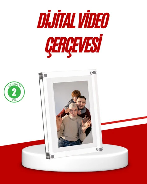 Şık ve Dekoratif 7 İnç Dijital Fotoğraf Çerçevesi – Anılarınızı Sergileyin MİR88912628 ürün görseli 1
