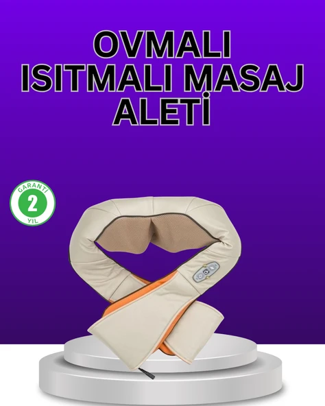 Isıtma Fonksiyonlu Ovmalı Boyun Omuz ve Vücut Masaj Cihazı Rahatlatıcı MİR15921182 ürün görseli 1