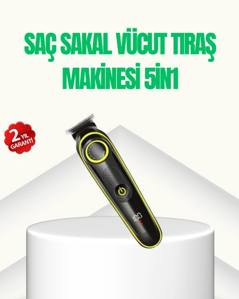 5-in-1 Saç ve Sakal Şekillendirici Erkek Bakım Seti MİR07436187 ürün görseli 1