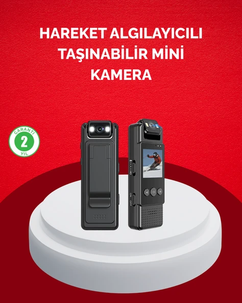 Mini Kamera 1080P Full HD Taşınabilir Güvenlik ve Kayıt Cihazı MİR78682205 ürün görseli 1