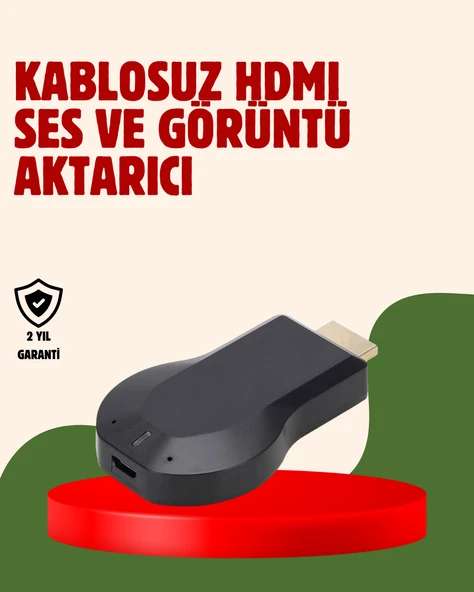 Küçük Boyutlu TV Dongle – Cep Boyutunda 1080p Ekran Yansıtıcı ürün görseli 1