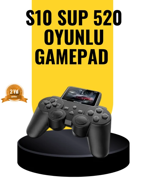 2025 A Kalite S10 Gamepad 520 Oyunlu TV Bağlantılı Retro Atari Konsolu MİR20717939 ürün görseli 1