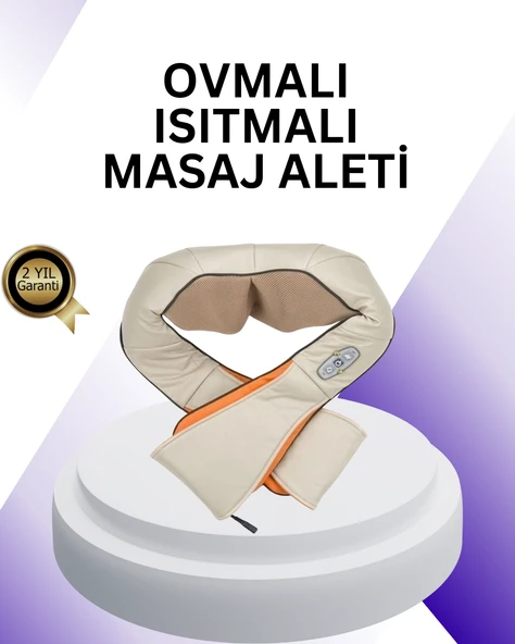 Ovmalı Isıtmalı Boyun Omuz Bel Masaj Aleti Kas ve Eklem Ağrılarına Etkili MİR90669113 ürün görseli 1