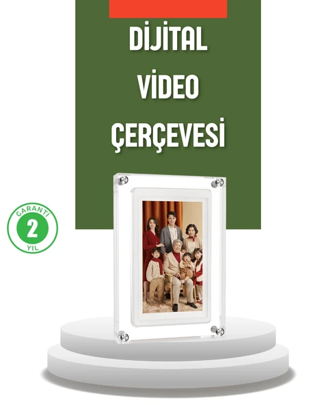 4GB Hafızalı 7 İnç Dijital Fotoğraf Çerçevesi – Yüzlerce Anınızı Saklayın MİR92994175 ürün görseli 1
