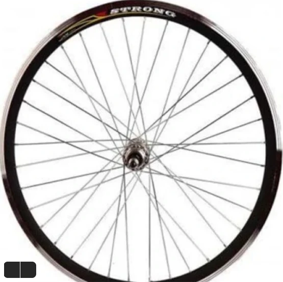 24" duble kasnak v fren jant seti (arka) ürün görseli 1