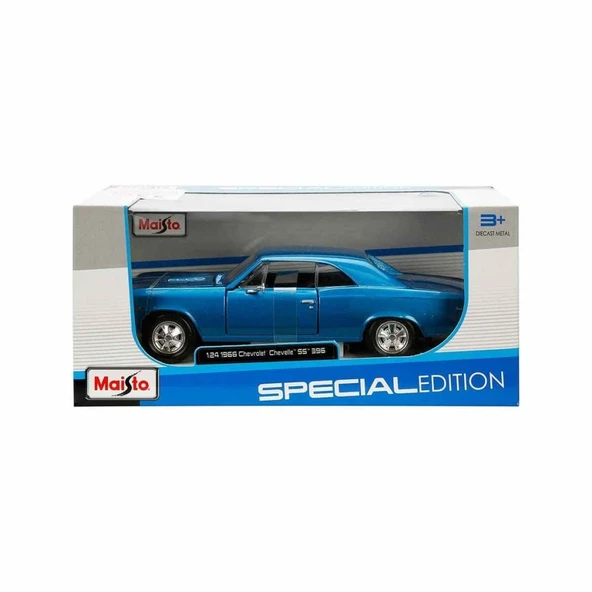 NessiWorld 31960 1:24 NessiWorld Chevrolet Chevelle Ss 396 1966 Model Araba -Necotoys ürün görseli 1