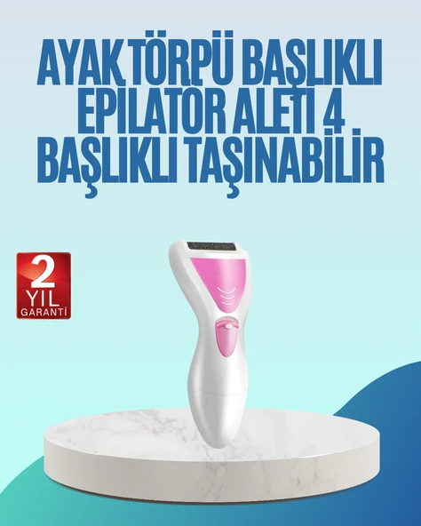 Şarjlı Epilatör ve Ayak Törpüsü Seti MİR52662997 ürün görseli 1