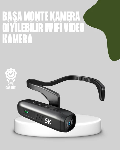 Başa Takılabilir 5K Spor ve Vlog Kamerası MİR35345884 ürün görseli 1