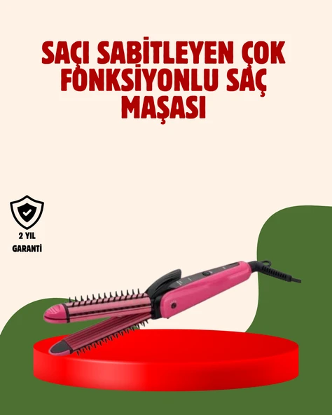 Seramik Kaplama Saç Şekillendirici | Dalga ve Düzleştirme MİR35167798 ürün görseli 1