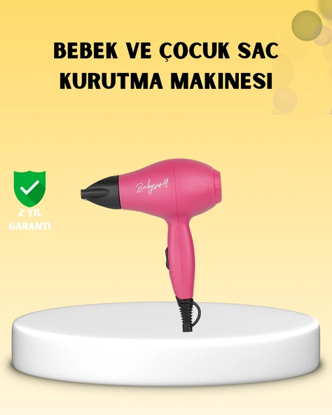 Çocuklara Özel Mini Fön Makinesi – 500/1000W Güç – Düşük Gürültü MİR91514001 ürün görseli 1