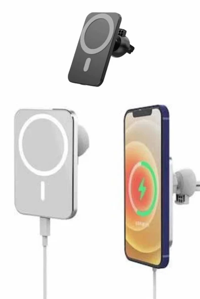 İOS Uyumlu Magsafe Kablosuz 15w Şarj Powerbank Magesafe MİR91756318 ürün görseli 1
