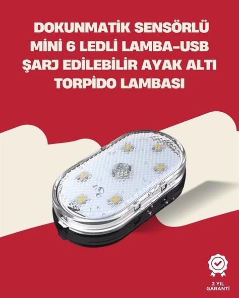 Uzun Ömürlü Lityum Bataryalı, Kompakt Araba İç Mekan LED Işıklar MİR09977911 ürün görseli 1