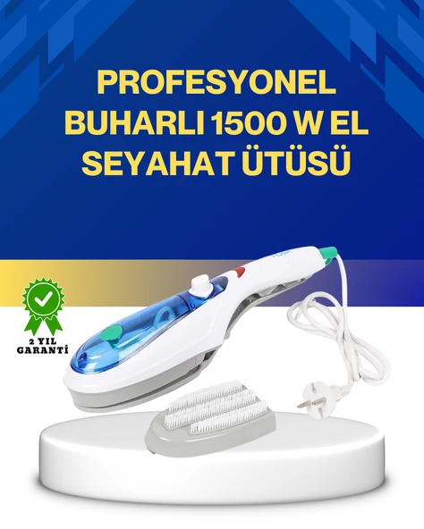 Kompakt Buharlı Ütü 1500W | Tüm Yüzeyler İçin Pratik ve Etkili MİR81331848 ürün görseli 1