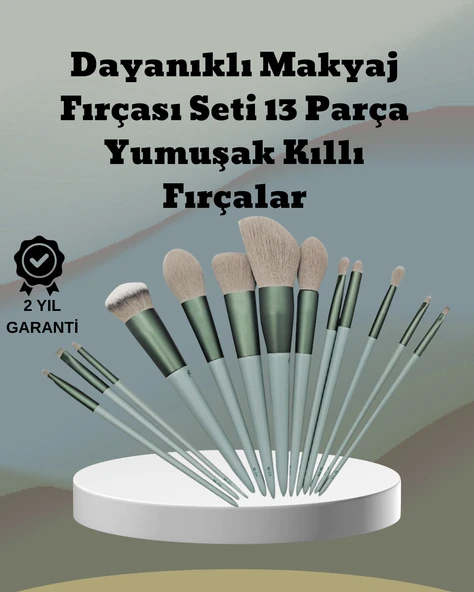 umuşak Kıllı Estetik Tasarımlı 13'lü Makyaj Fırçası Seti Günlük ve Profesyonel Kullanım MİR98569738 ürün görseli 1