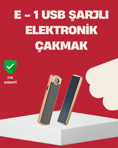 Rüzgar Geçirmez Elektronik Çakmak – Modern Tasarım, Metal Gövde MİR53042708 ürün görseli 1