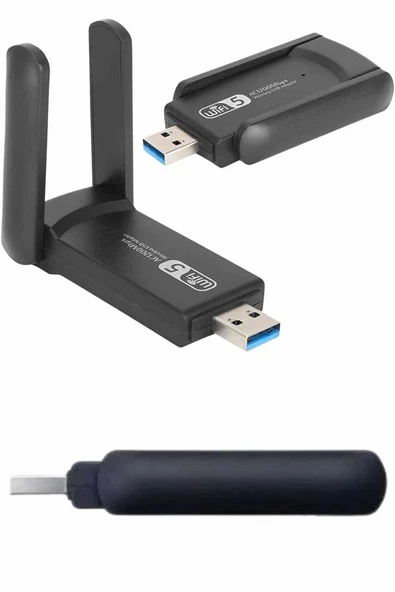 Wifi Alıcı Dual Band Usb 3.0 Adaptör Kablosuz Windows 7/8/10/11 MİR32717479 ürün görseli 1