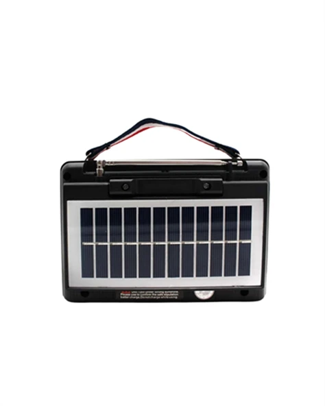 KTF-1428 Taşınabilir Güneş Enerjili Bluetooth Radyo Hoparlör – Şarjlı, Radyo, MP3, AUX Girişli MİR13133759 ürün görseli 1