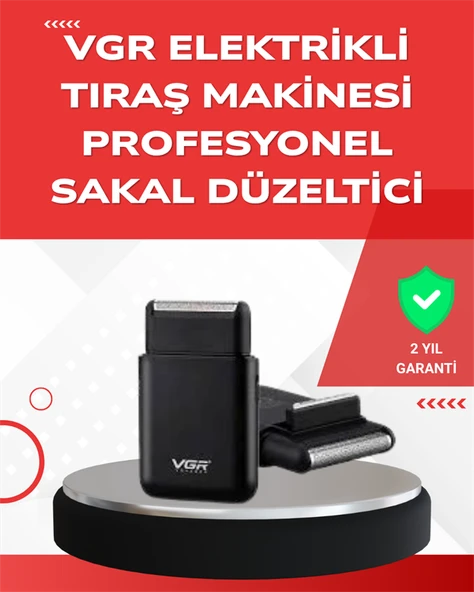 ABS Gövdeli Süper İnce Elektrikli Sakal Kesici – 45 dk Kablosuz Kullanım, Yanak Makası Dahil MİR22170976 ürün görseli 1