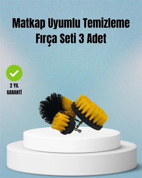 Matkap Uyumlu Temizlik Fırçası – Kablolu ve Akülü Matkaplarla Kullanılabilir MİR75334062 ürün görseli 1
