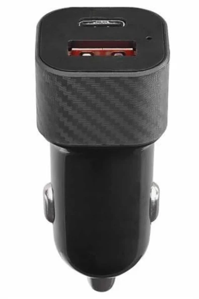 Araç İçi Hızlı Şarj Soketi 38W Oto Çakmaklık Type-C Araba Çakmaklık MİR23777388 ürün görseli 1