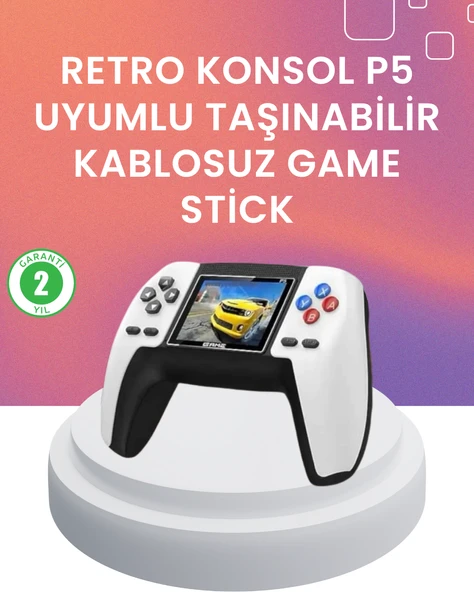 Kompakt Retro Oyun Konsolu | P5 GamePad ile Eski Günlere Dönün MİR23562230 ürün görseli 1