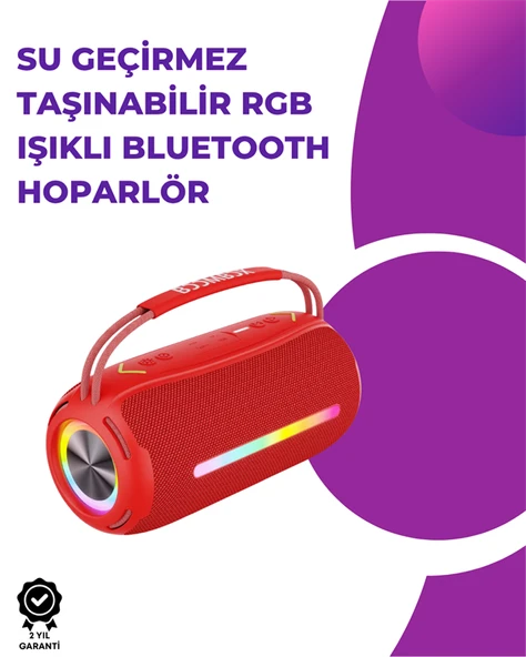 Bluetooth Kablosuz Hoparlör – Taşınabilir, Güçlü Ses MİR90628641 ürün görseli 1