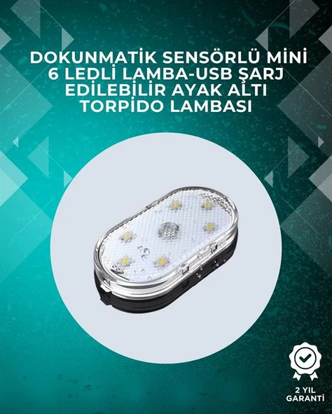 Araç İçi Dekorasyon İçin Manyetik ve Yapışkanlı LED Ambiyans Lambası MİR03139695 ürün görseli 1