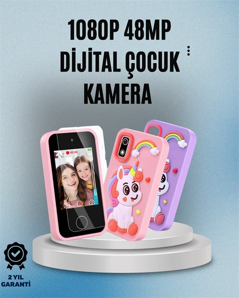 1080p HD Video Kaydı ve 2,8” Dokunmatik Ekran – Çocuklar İçin Gerçekçi Görüntü Deneyimi MİR18787364 ürün görseli 1