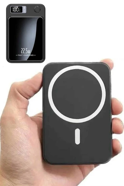 Magsafe Hızlı Şarj 10.000 Mah Wireless Şarj Powerbank Android ve İOS Uyumlu MİR33327306 ürün görseli 1