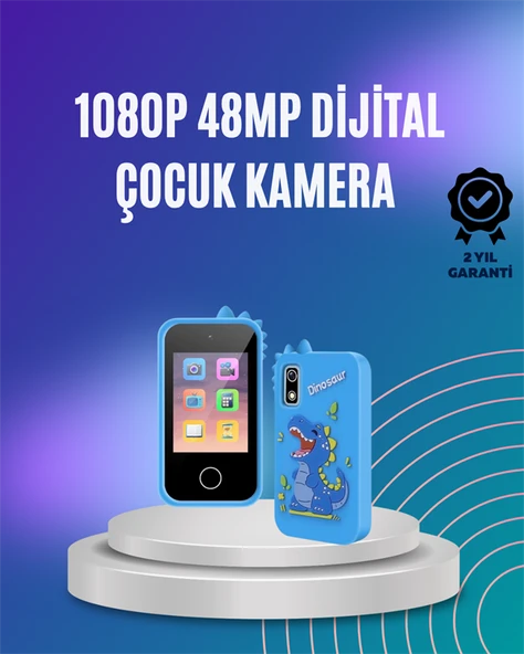 Çocuklar İçin Kullanımı Kolay Dijital Kamera – Basit Arayüz ile Bağımsız Öğrenme Deneyimi MİR80521348 ürün görseli 1