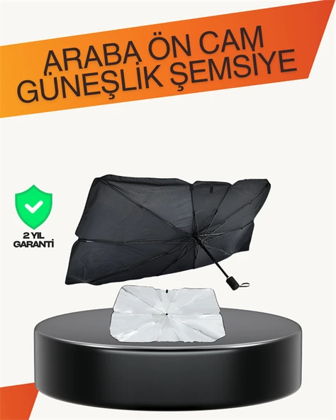 Kalın Kumaşlı Ön Cam Güneşliği – Solmaz, Deforme Olmaz, Uzun Ömürlü MİR30196962 ürün görseli 1