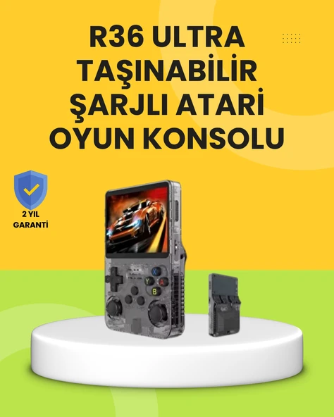 10.000 Klasik Oyunlu Taşınabilir El Konsolu USB Type-C ürün görseli 1