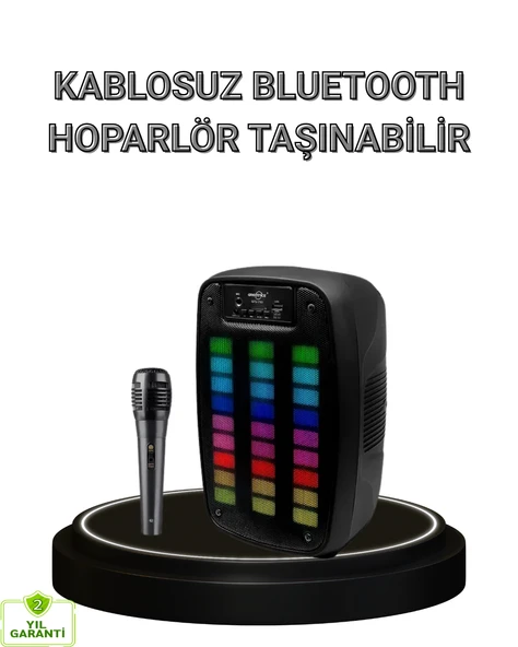 Bluetooth Hoparlör – Kablosuz Bağlantı, 2 Saat Müzik Süresi MİR60694502 ürün görseli 1