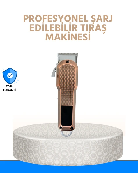 Erkek Bakım Makinesi – LCD Ekranlı 7000RPM Şarjlı Saç ve Sakal Kesme Cihazı MİR56772217 ürün görseli 1