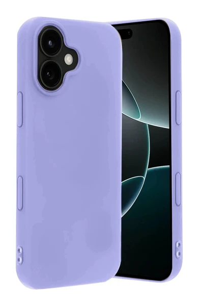 Apple iPhone 17 Nano içi Kadife Silikon - Lila-(5796) ürün görseli 1