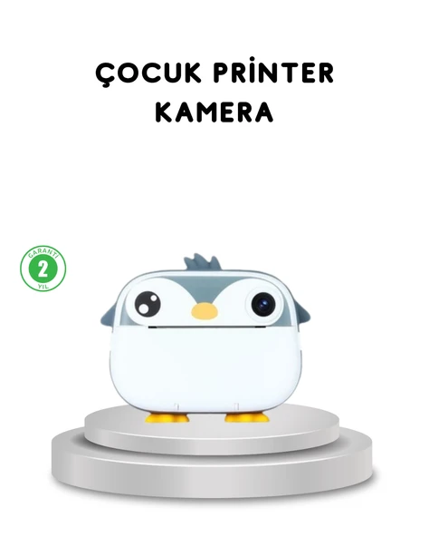 Çocuk Fotoğraf Makinesi Termal Baskılı Anında Çıktı HD Video Kayıtlı MİR06643237 ürün görseli 1