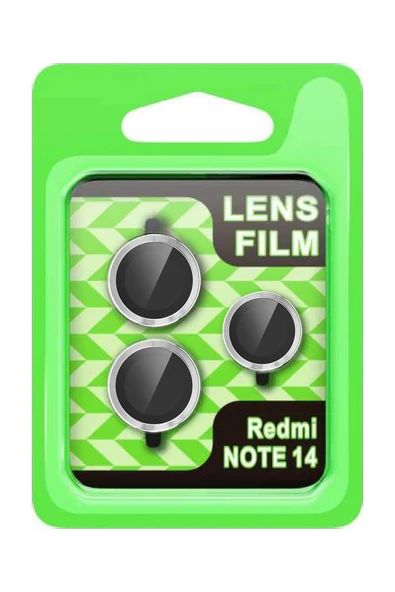 Xiaomi Note 14 5G Raze Metal Kamera Lens - Gümüş-(5796) ürün görseli 1