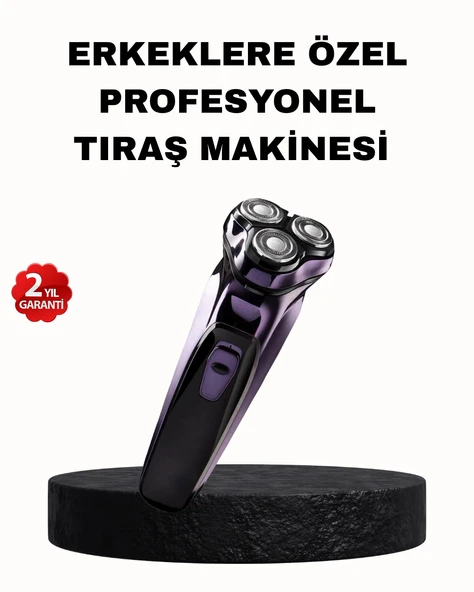 Şarjlı Saç ve Sakal Tıraş Makinesi Kablosuz Kompakt Tasarımlı MİR21515119 ürün görseli 1