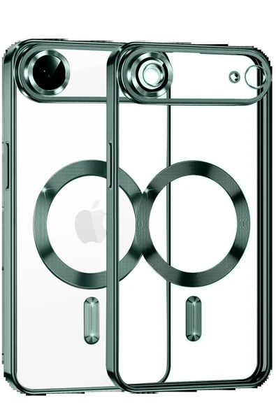 Apple iPhone 17 Air Kross Magneticsafe Kapak - Koyu Yeşil-(5796) ürün görseli 1